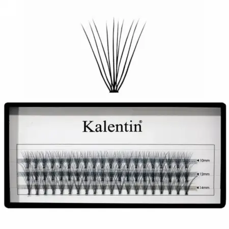 Kalentin Extensiones De Pestañas En Mechones 0,10 8mm